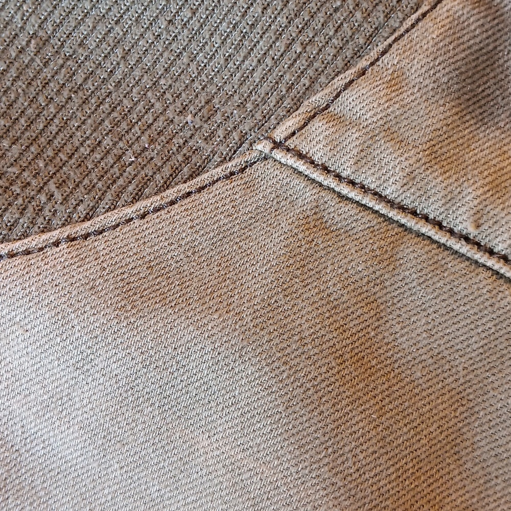 Free People Olive Green Khaki And Knit Mini Dress - Picture 8 of 9